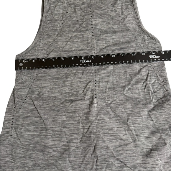 Athleta Gray Sleeveless Performance Tank with Micro-Perforated Front - Picture 4 of 5